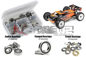 RC Screwz XRAY XT8 Rubber Shielded Bearing Kit