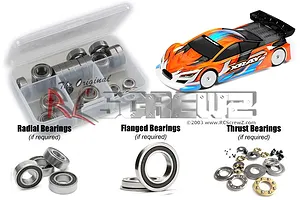 RC Screwz XRAY X4 Rubber Shielded Bearing Kit image 93969