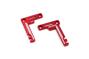 Yeah Racing Red Aluminium Shorty Battery Holder Set image 93992