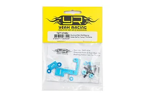 Yeah Racing Blue Aluminium Main Shaft Bearing Mount Set image 2