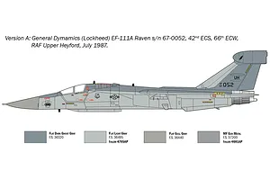 Italeri 1/72 EF-111 A Raven Fighter Scaled Plastic Model Kit image 94004