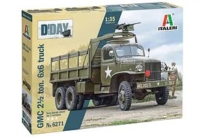 Italeri 1/35 GMC 2.5 Tonne “D-Day 80th Anniversary” Truck Scaled Plastic Model Kit image 94009