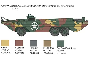 Italeri 1/72 DUKW &amp;quot;D-Day 80th Anniversary&amp;quot; Amphibious Truck Scaled Plastic Model Kit image 5