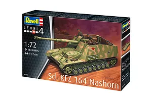 Revell 1/72 Sd.Kfz. 164 Nashorn Tank Scaled Plastic Model Kit image 94033