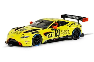 Scalextric 1/32 Aston Martin GT3 Vantage - Penny Homes Racing Ronan Murphy Slot Car image 94113