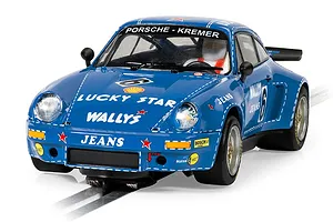 Scalextric 1/32 Porsche 911 Carrera RSR 3.0 - Wallys Jeans Slot Car image 94154