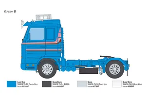 Italeri 1/24 Scania R 143 M 500 4x2 Streamline Truck Scaled Plastic Model Kit image 94201