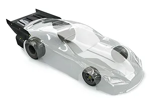 Bittydesign 1/10 Ekanus Unpainted Drag Car Shell - Clear image 94312