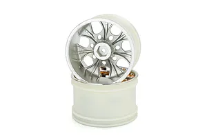 HSP 3.1" Orange Chrome Truck Rims 2Pcs image 9440