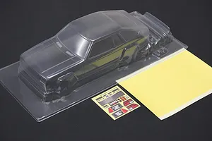 Pandora 1/10 Nissan Sunny B310 N2 Unpainted Body Shell - Clear image 94515
