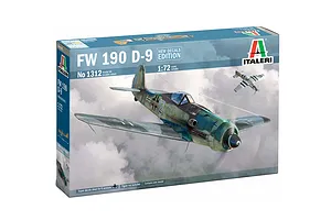 Italeri 1/72 Focke-Wulf FW 190 D-9 Fighter Scaled Plastic Model Kit
