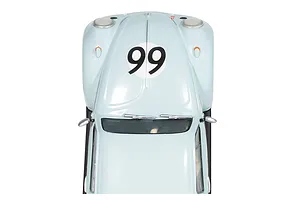 Scalextric 1/32 Volkswagen Beetle - Blue 66 Slot Car image 94671