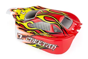 HSP 1/10 Cheetah Buggy Painted Red Body Shell image 9476