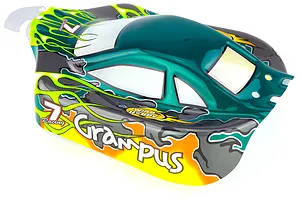 HSP 1/10 Grampus Buggy Painted Green Body Shell image 9478