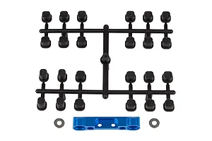 Factory Team Blue Aluminium Suspension Arm (D) Mount Set