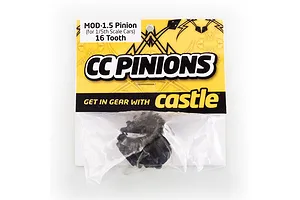 Castle Creations Hardened Steel 16T 1.5Mod Pinion Gear