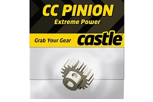 Castle Creations Hardened Steel 17T 1Mod Pinion Gear