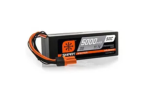 Spektrum 11.1V 5000mAh 50C 3S Hard Case LiPo Battery & S100 100W USB Smart Charger image 94971