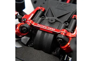 Yeah Racing Red Aluminium Front Shock Tower image 3