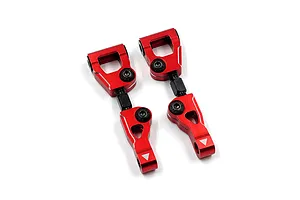 Yeah Racing Red Aluminium Rear Upper Suspensions Arms 2Pcs