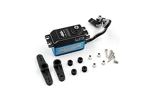 Yeah Racing Blue Aluminium Hackgear 10kg Low Profile Metal Gear Servo image 95201