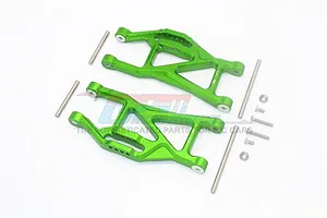 GPM Green Aluminium Front/Rear Lower Suspension Arms 2Pcs w/ Suspension Pins image 95220