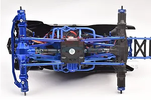 GPM Red Aluminium 12mm Wheel Hexes 4Pcs w/ Screw Pins image 95364