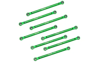 GPM Green Aluminium Upper & Lower Link Bar Set 8Pcs image 95373