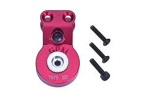 GPM Aluminium 25T Servo Horn with Built in Servo Saver - Red image 95408