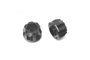 Boom Racing Black Aluminium 12mm (+8mm Offset) ProBuild Wheel Hub Adapters 2Pcs image 95441