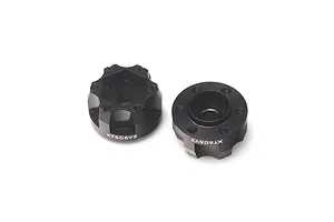 Boom Racing Black Aluminium 12mm (+6mm Offset) ProBuild Wheel Hub Adapters 2Pcs image 95443