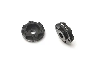 Boom Racing Black Aluminium 12mm (+1mm Offset) ProBuild Wheel Hub Adapters 2Pcs image 95447