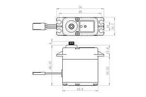 Savox SW-1212SG Plus 52kg 8.4V Coreless Waterproof Servo image 95464