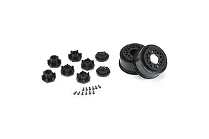 Pro-Line 2.2/3.0" Black Dirt Oval Short Course Rims 2Pcs