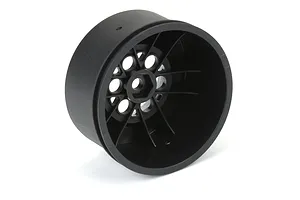 Pro-Line 2.0" Black/Silver Showtime+ Rear Rims 2Pcs image 95717