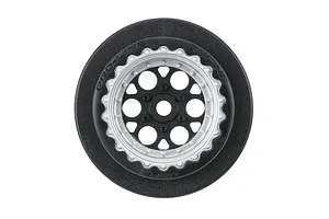 Pro-Line 2.0" Black/Silver Showtime+ Rear Rims 2Pcs image 95718