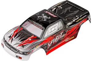 Xinlehong 1/16 Spirit Painted Body Shell - Red image 95744