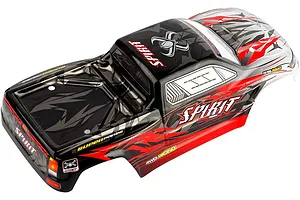 Xinlehong 1/16 Spirit Painted Body Shell - Red image 95745