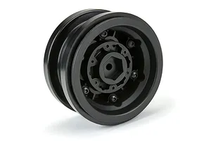 Pro-Line 2.9" Gunmetal Aluminium Black Rhino Armory Bead-Loc Rims 2pcs image 95754