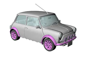 Hasegawa 1/24 1998 Mini Cooper Sports Pack Limited Car Scaled Plastic Model Kit image 95794