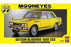 Hasegawa 1/24 Datsun Bluebird 1600 SSS "Mooneyes" Car Scaled Plastic Model Kit image 95800