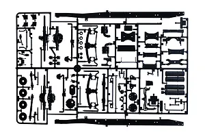 Italeri 1/24 1993 Mercedes-Benz SK Eurocab 6x4 Truck Scaled Plastic Model Kit image 95828