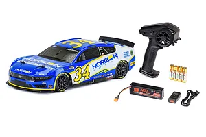 Losi NASCAR 2024 Ford Mustang RC Race Car Electric AWD 1/12 Scale RTR - Michael McDowell No. 34 Horizon Hobby image 95888