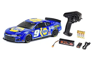 Losi NASCAR 2024 Chevrolet ZL1 Camaro RC Race Car Electric AWD 1/12 Scale RTR - Chase Elliott No. 9 NAPA image 95936