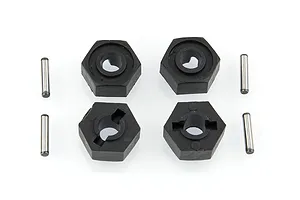 HSP 12mm Wheel Hexes w/ 2x10mm Drive Pins 4Pcs image 9596