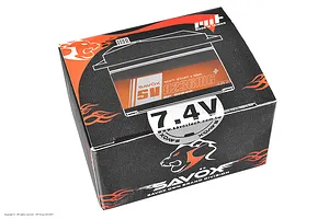 Savox Aluminium SV-0236MG Plus 1/5 40kg 7.4V Metal Geared Servo - Orange image 96053