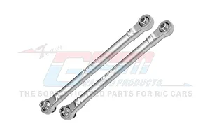 GPM Silver Aluminium Steering Linkages 2Pcs