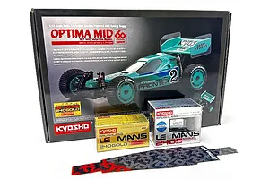 Kyosho Optima Mid '87 WC Worlds Spec 60th Anniversary RC Buggy Electric Brushless 4WD 1/10 Scale Kit - Gold Edition image 96148