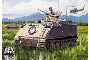 AFV Club 1/35 M113A1 LRV Tank Scaled Plastic Model Kit w/Australian Decals image 96267