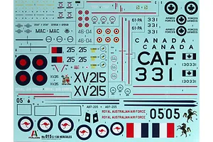 Italeri 1/72 C-130 E/H Hercules Cargo Plane Scaled Plastic Model Kit w/ Australian Decals image 96331